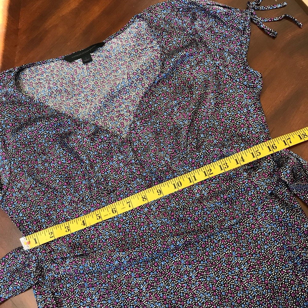 Express Design Studio Silk Top Size L - Picture 6 of 7